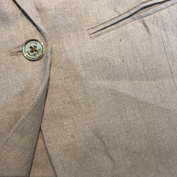 Michael Kors Linen Neutral Hemp  Blazer - Picture 10 of 13